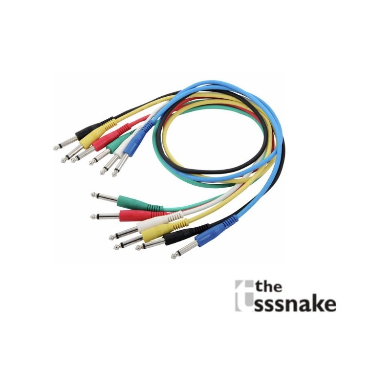 the sssnake SK369M-09 Patchcable MONO, 6 cavi, L: 90cm
