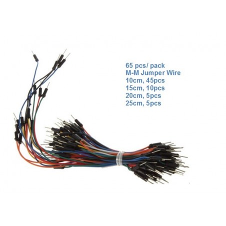 Set di 65 ponticelli maschio-maschio