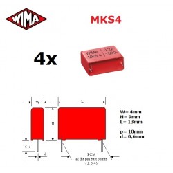 4x Wima MKS4...