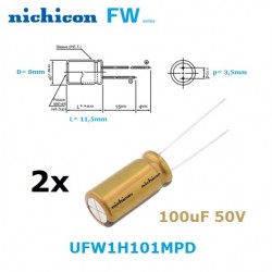 Nichicon FW 100uF 50V