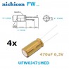 Nichicon FW 470uF 6,3V