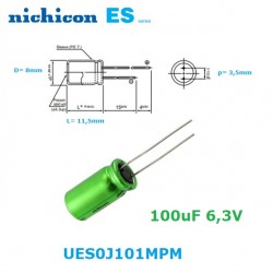 Nichicon Muse ES 100uF 6,3V