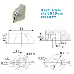 Manopola Chia Shin, ''Chicken Head'' ARGENTO