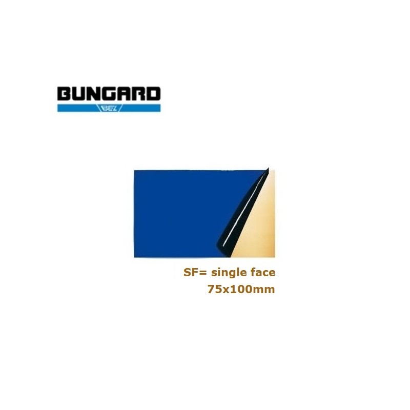 Bungard 75x100mm, basetta FR4 1,5mm presensibilizzata positiva SF, Cu 35µm, 120306E30
