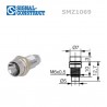 Signal Construct SMZ1069, porta LED 3mm concavo in metallo cromato