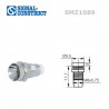 Signal Construct SMZ1089, porta LED 5mm concavo in metallo cromato