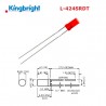 Kingbright L-424SRDT, "Super bright" LED 3mm ROSSO