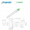 Kingbright L-36BGD, blinking GREEN 3mm LED