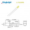 Kingbright L-7113YD, LED 5mm GIALLO diffuso