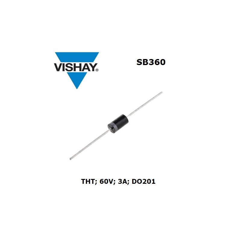 Vishay SB360, rectifier Schottky diode 60V 3A