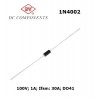 DC Components 1N4002, rectifier diode, 100V 1A