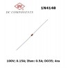 DC Components 1N4148, diodi di commutazione 500mA 4ns
