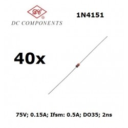 40x DC Components 1N4151,...