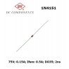 DC Components 1N4151, diodo di commutazione 500mA 2ns