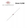 BZX55C2V7 DC Components, diodo Zener 0.5W-2,7V
