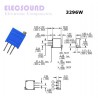 Elecsound 3296W 250K, trimmer a regolazione verticale, 3296W-1-254