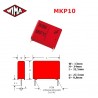 Wima MKP10 - 0,68uF/400V, condensatore in polipropilene, p: 27,5 (684)