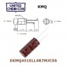 United Chemi-Con KMQ 4,7uF 450V radial electrolytic capacitor EKMQ451ELL4R7MJC5S