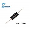 Solen PPE 47uF/630V, condensatore polipropilene assiale, ⌀54x72mm