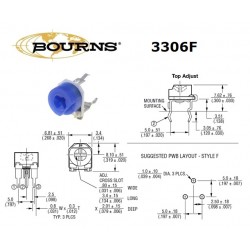 Bourns 3306F 100K, trimmer...