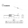 Kamaya 130R 1/4W, carbon composition resistor 5%