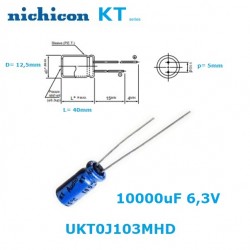 Nichicon KT ''Audio'' 10000uF 6,3V