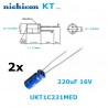 Nichicon KT ''Audio'' 220uF 16V