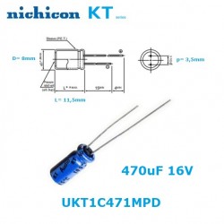 Nichicon KT ''Audio'' 470uF...