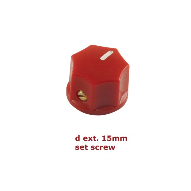 Manopola MXR style 15mm ROSSA