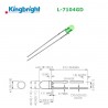 Kingbright L-7104GD, GREEN 3mm LED