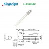 Kingbright L-934MGC, LED 3mm VERDE