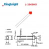 Kingbright L-2060HD, LED 1,8mm ROSSO