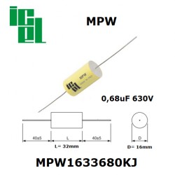 ICEL MPW 0,68uF 630V