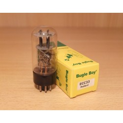 Mullard UK ECC33 thin base,...