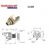 Switchcraft L12A, jack 6,35mm MONO, bussola lunga, circuito chiuso