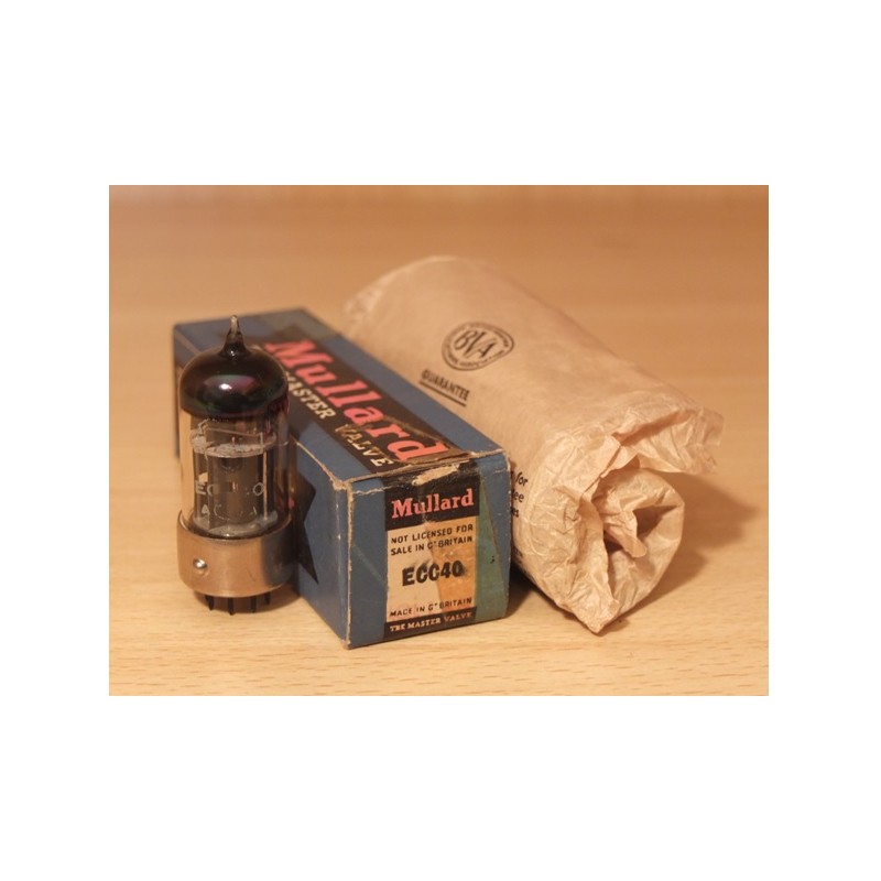 Mullard ECC40, selected preamplifier tube, made in NL