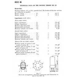 Mullard ECC40, valvola preamplificatrice selezionata, made in NL