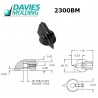 Davies Molding 2300BM, manopola NERA, montaggio a vite