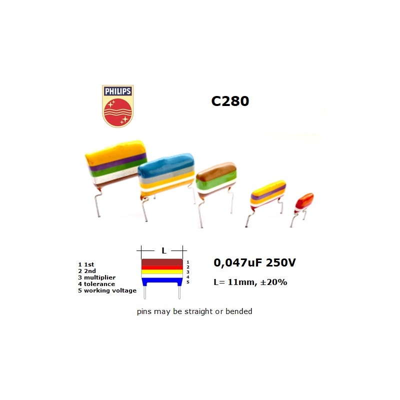 Philips C280 0,047uF 250V