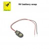 Bugle Boy clip per batteria 9V, lunghezza cavetti 15cm. circa