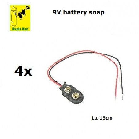 Bugle Boy 9V battery snap