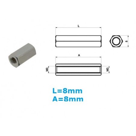 Distanziale in ottone