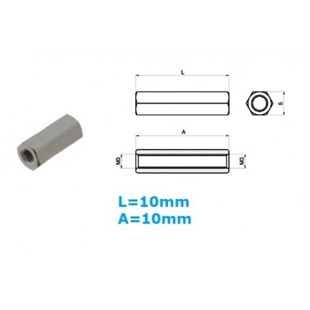 Distanziale in ottone