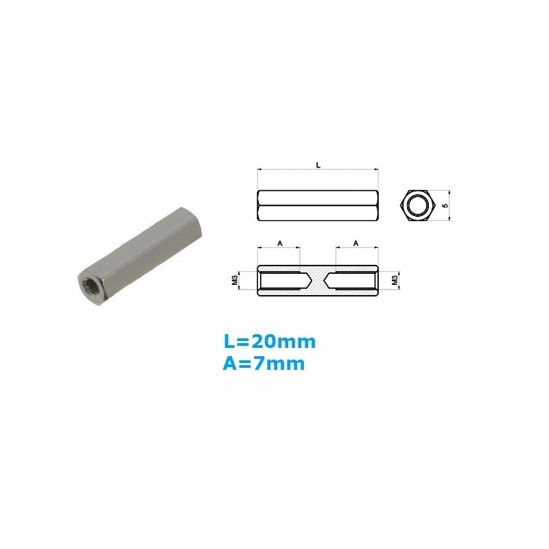 Distanziale in ottone