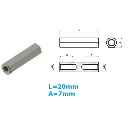 Distanziale in ottone