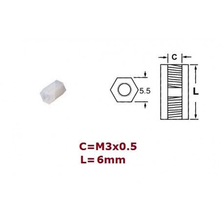 Distanziale in nylon