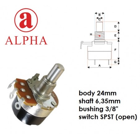 Alpha 24mm 1MA + switch