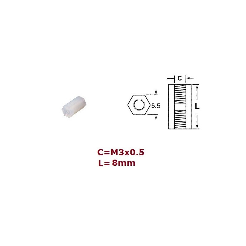 Distanziale in nylon