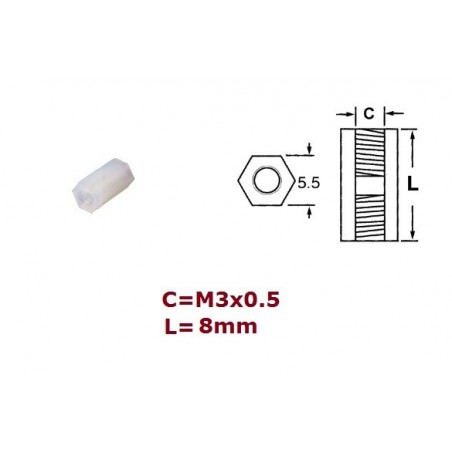 Distanziale in nylon