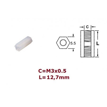 Distanziale in nylon